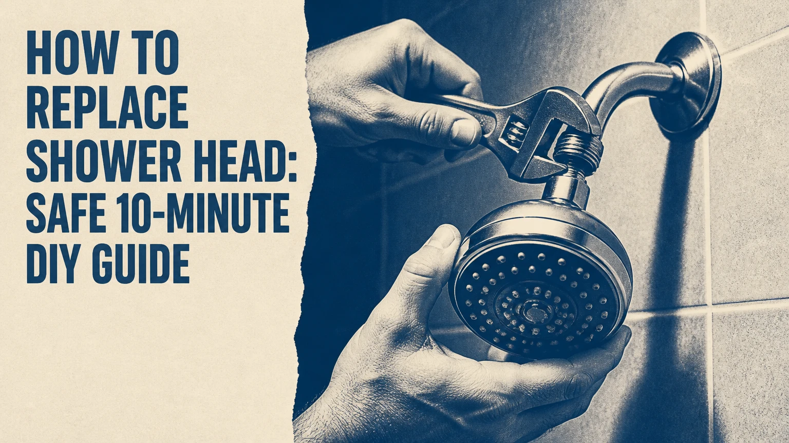 how to replace shower head safe 10 minute diy guide