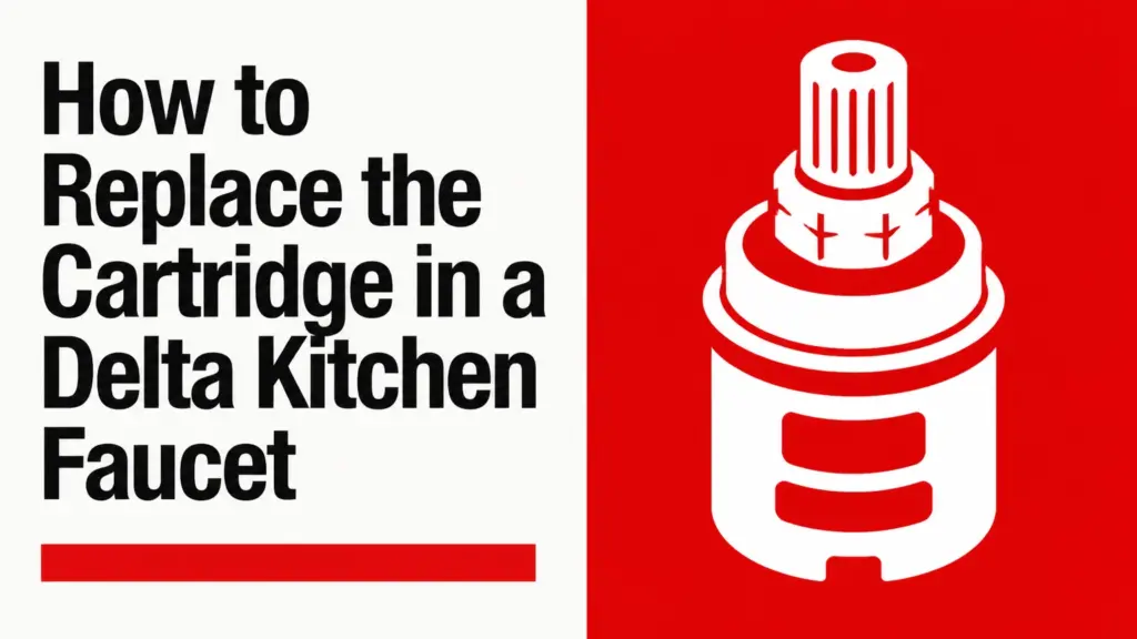 how to replace the cartridge in a delta kitchen faucet