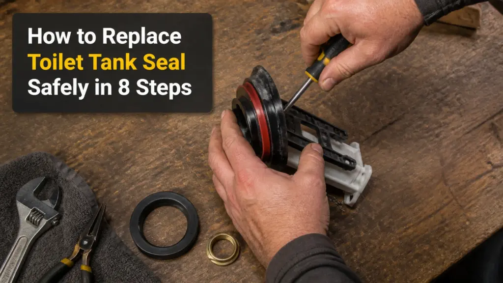 how to replace toilet tank seal safely in 8 steps