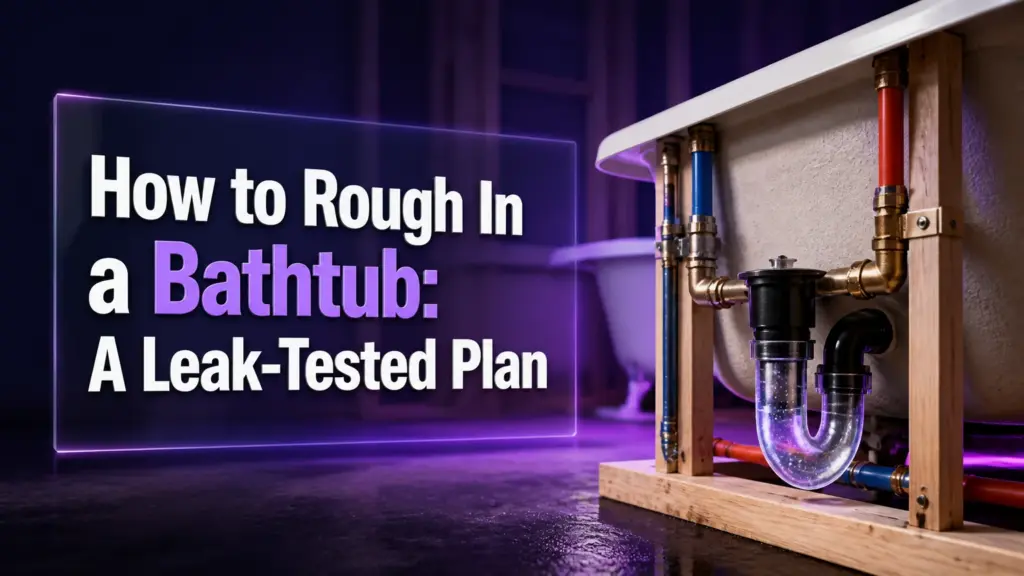 how to rough in a bathtub
