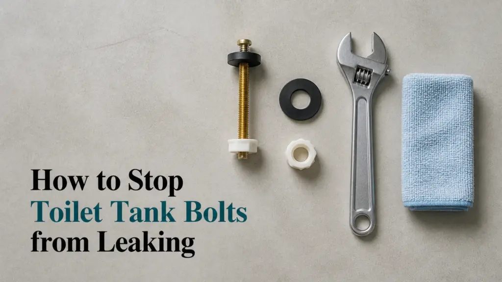 How to Stop Toilet Tank Bolts from Leaking