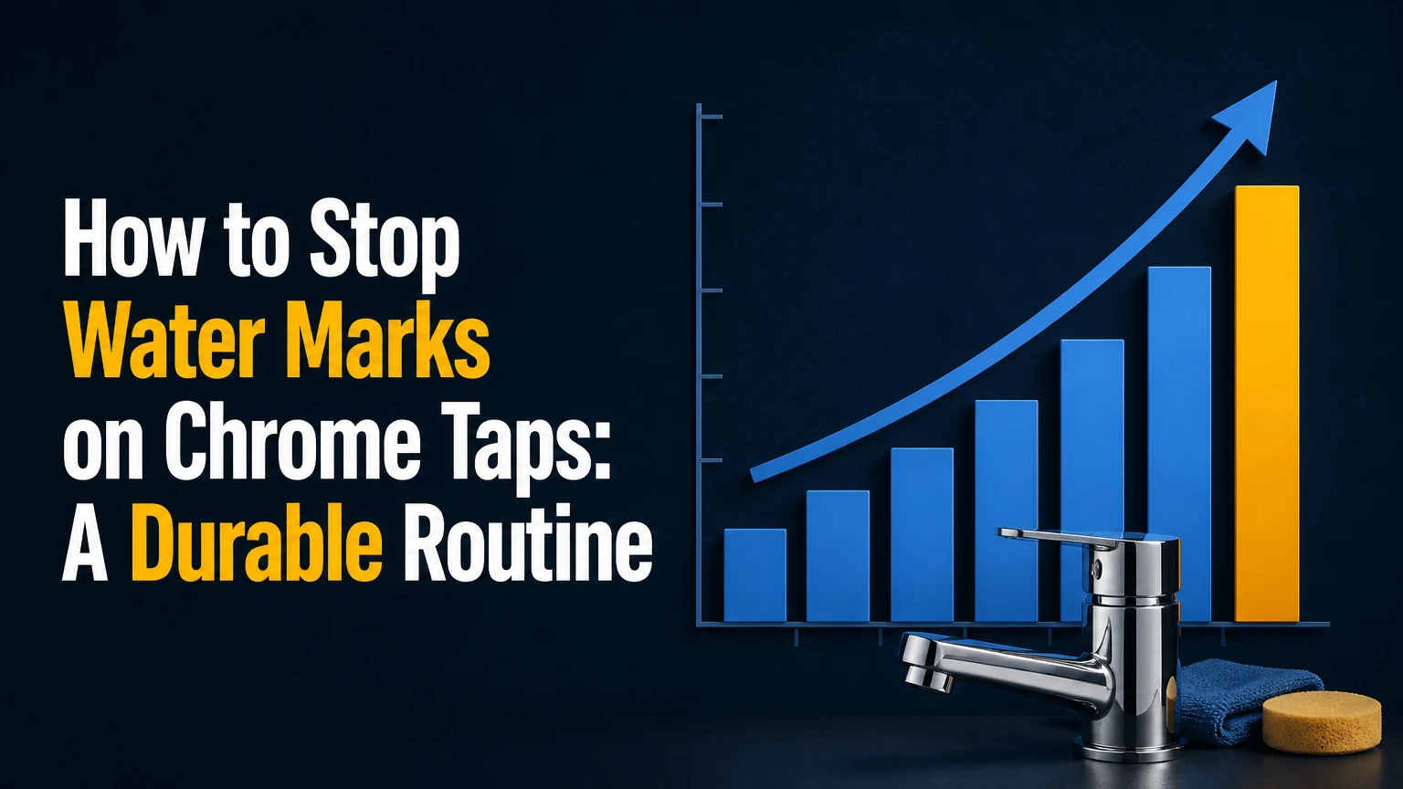 how to stop water marks on chrome taps a durable routine