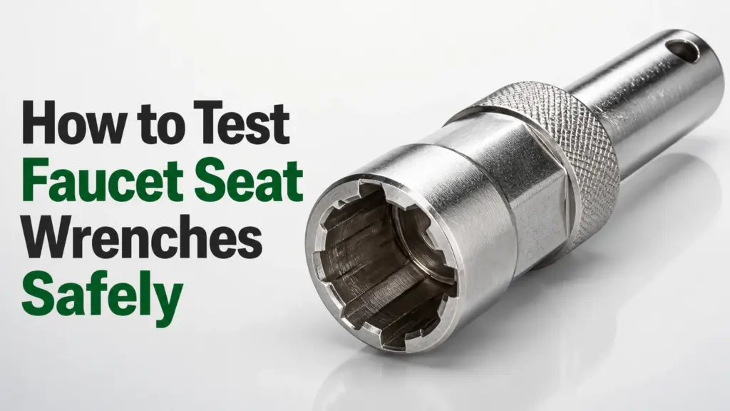 how to test faucet seat wrenches safely