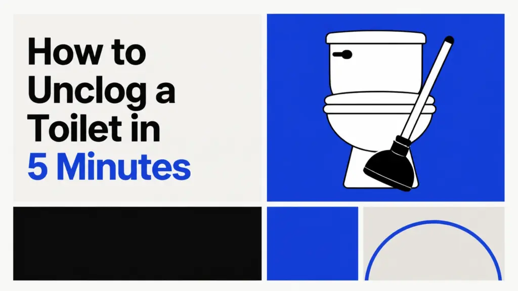 How to Unclog a Toilet in 5 Minutes