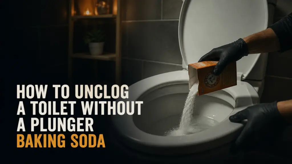 How to Unclog a Toilet Without a Plunger Baking Soda