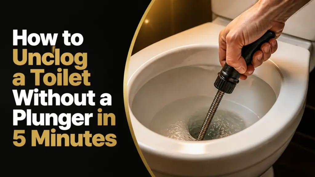 How to Unclog a Toilet Without a Plunger in 5 Minutes