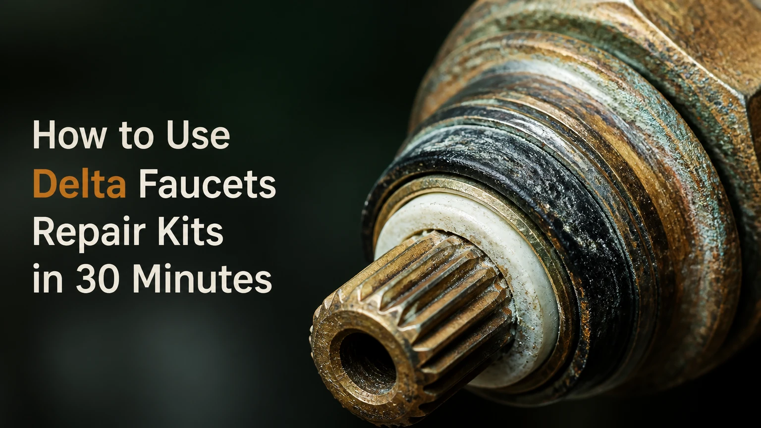 how to use delta faucets repair kits