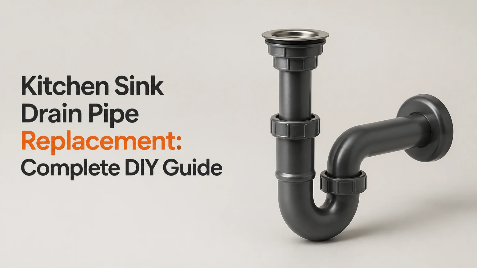 Kitchen Sink Drain Pipe Replacement: Complete DIY Guide