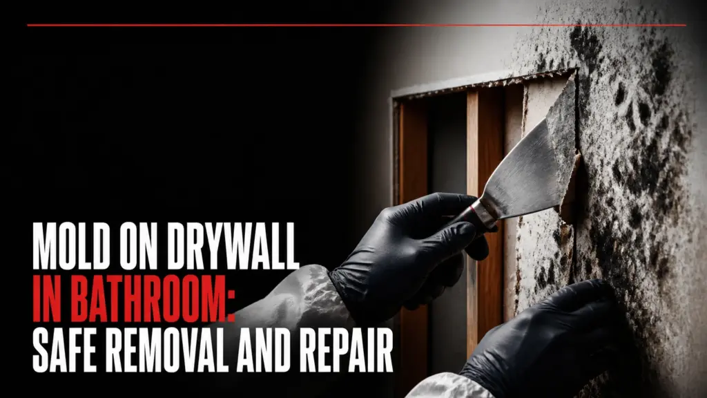 Mold on Drywall in Bathroom: Safe Removal and Repair
