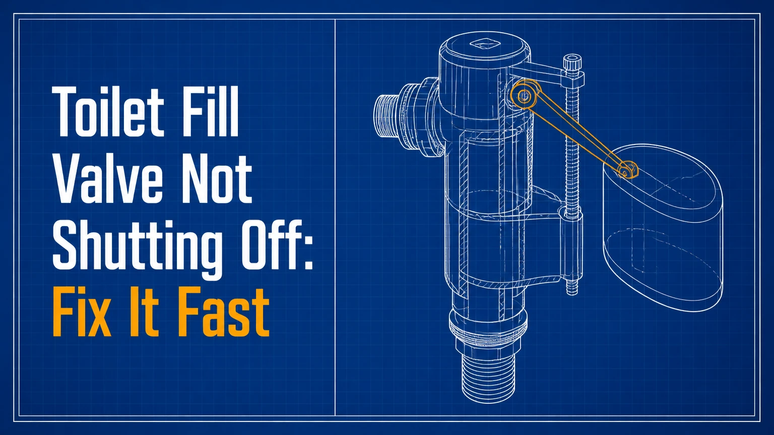 Toilet Fill Valve Not Shutting Off: Fix It Fast