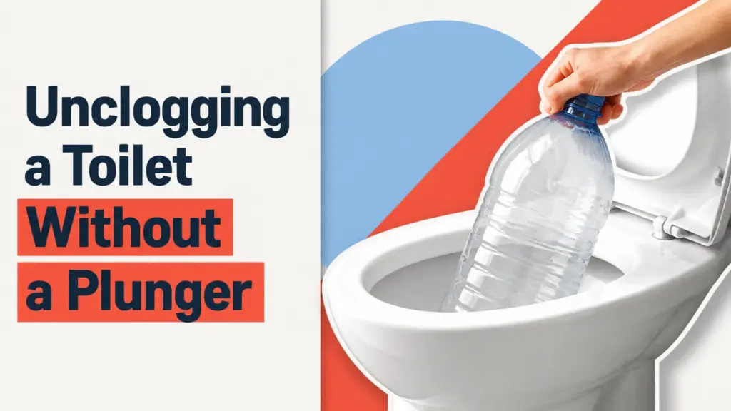 Unclogging a Toilet Without a Plunger