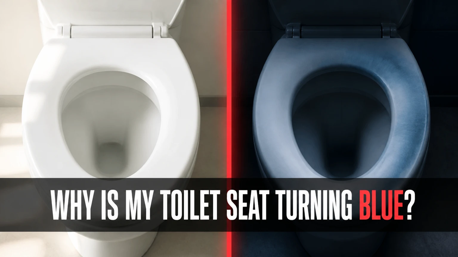 Why Is My Toilet Seat Turning Blue?