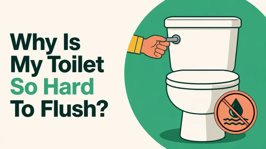 Why Is My Toilet So Hard To Flush?