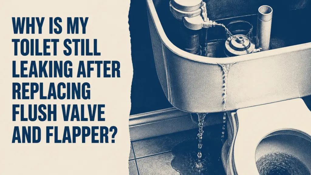 Why Is My Toilet Still Leaking After Replacing Flush Valve And Flapper?