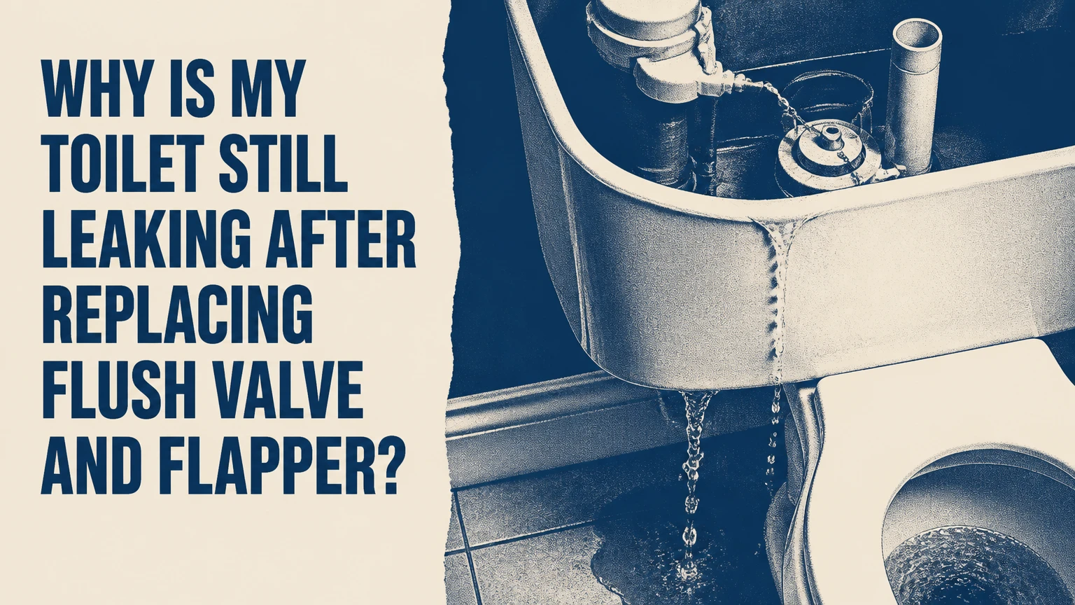 Why Is My Toilet Still Leaking After Replacing Flush Valve And Flapper?